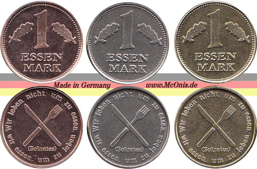 Individuelle Munzen Aus Dem Mconis Handelskontor Made In Germany
